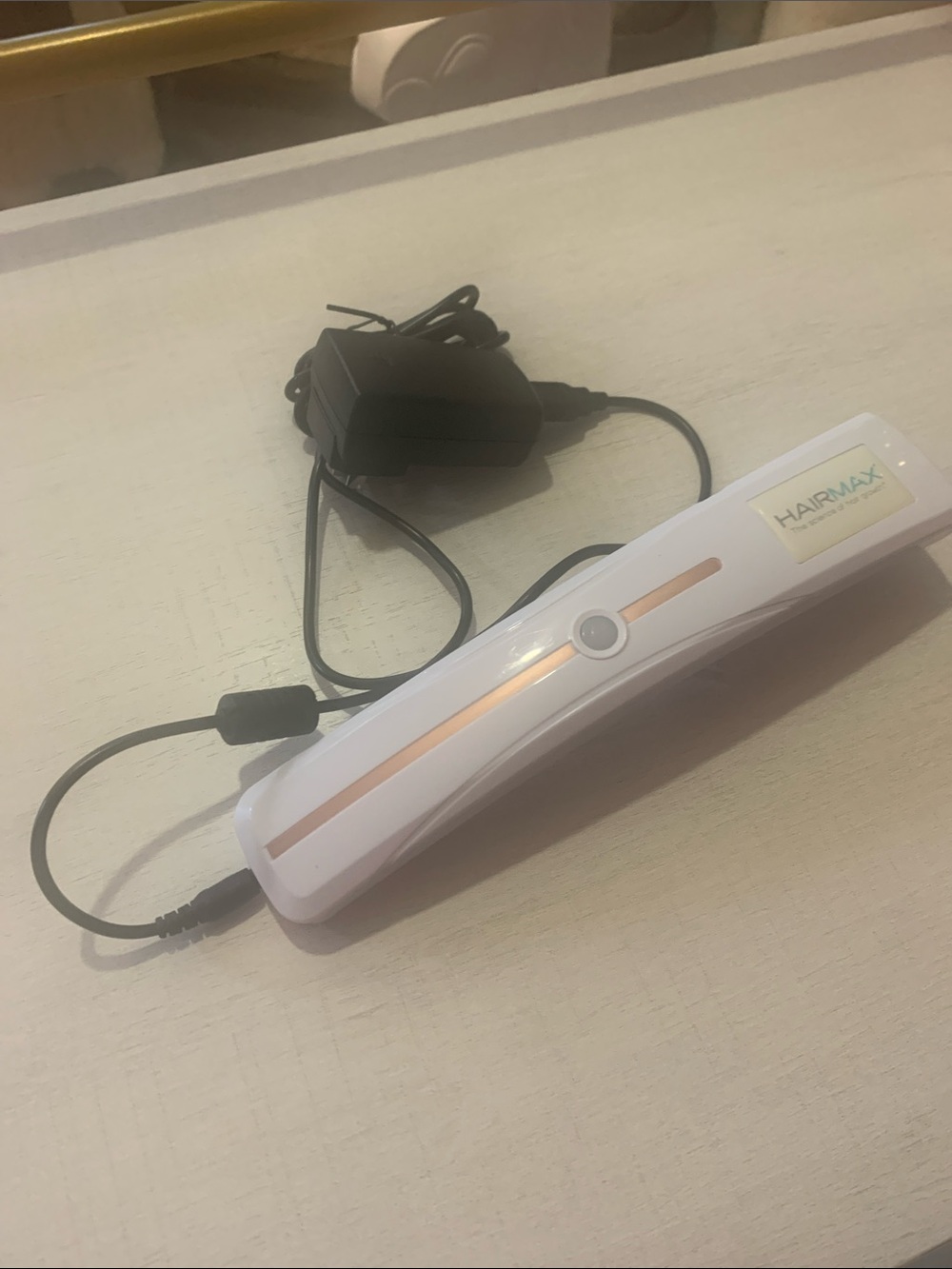 HAIRMAX White & Rose Gold Hair Tool - Travel Hair Device